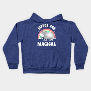 Hippos are Magical Kids Hoodie